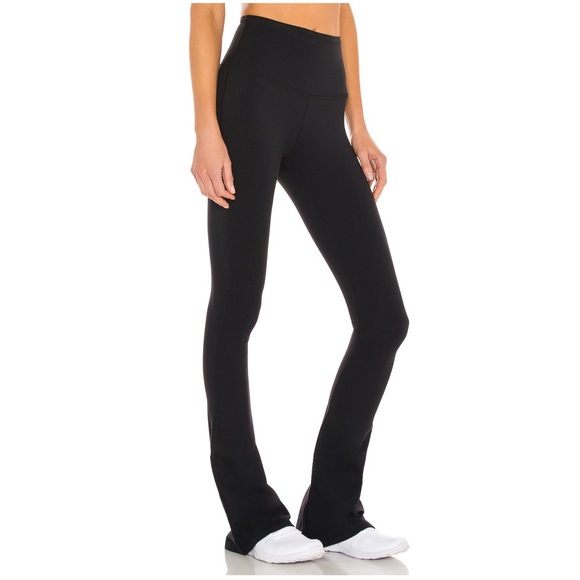 Splits59 Raquel High Waist Flare Legging in Black XXL Short - Picture 1 of 11